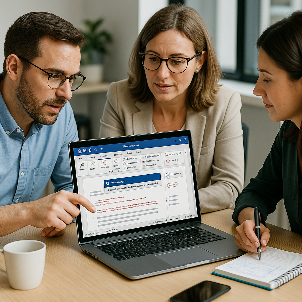 Sécurisation et collaboration sur des documents Word